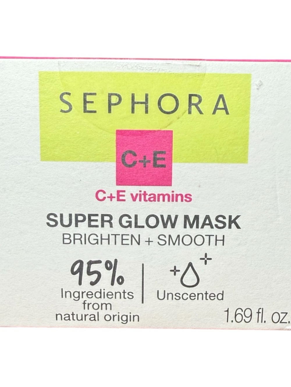 Sephora C+E Super Glow Mask Brighten + Smooth 50ml NEW